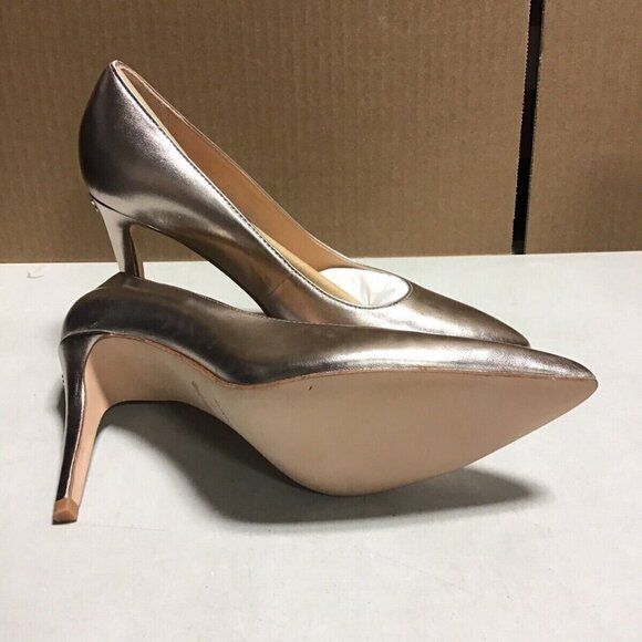 Coach Skileraar Metallic Leather Pump - Picture 2 of 5